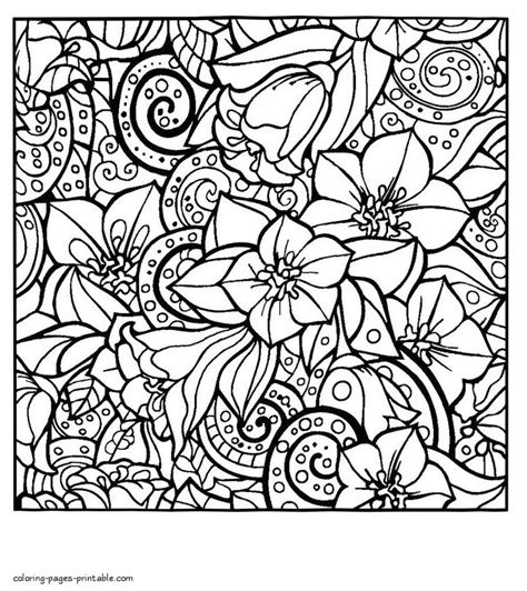 abstract adult coloring pages